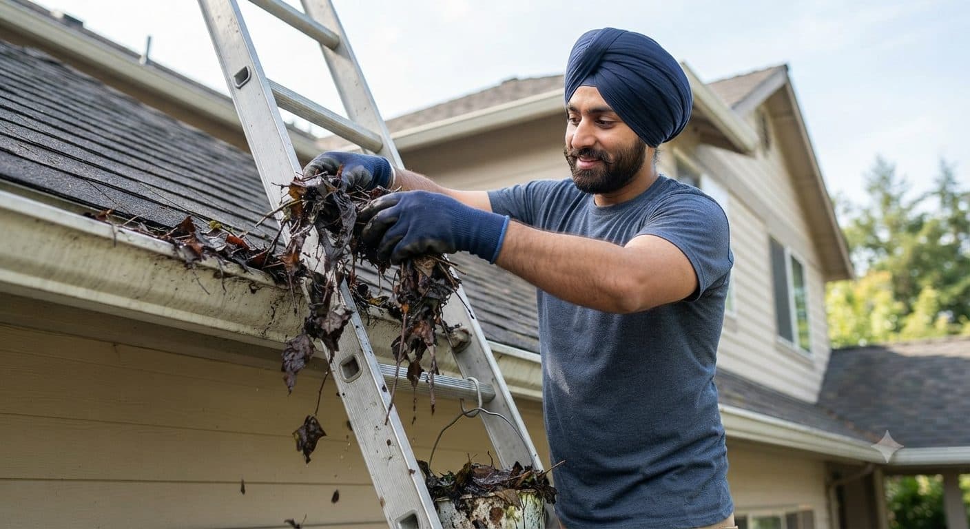 Gutter Cleaning service by Singh Exterior Cleaning